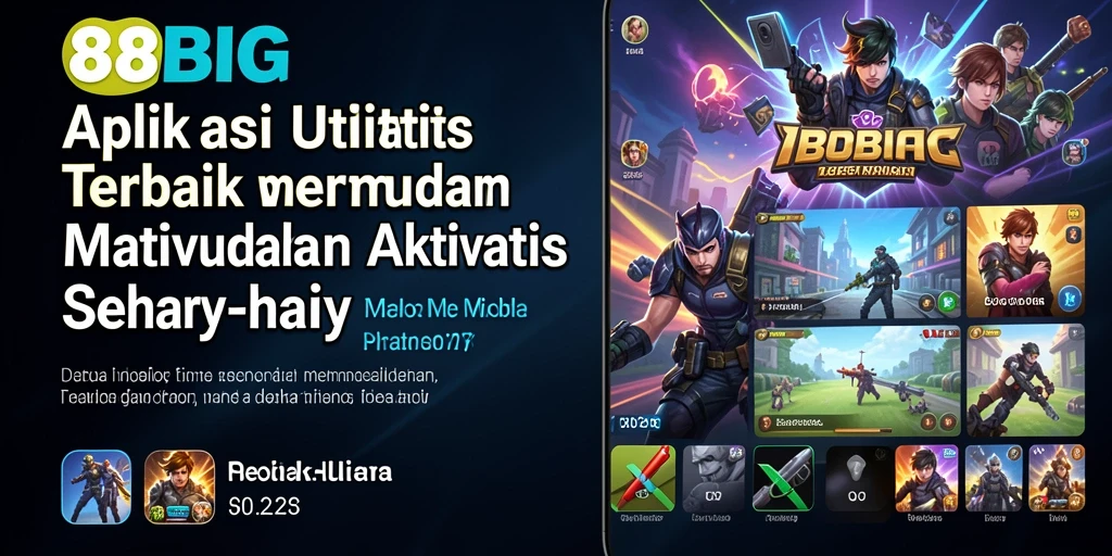 Tampilan utama 88BIG yang sederhana dan intuitif.