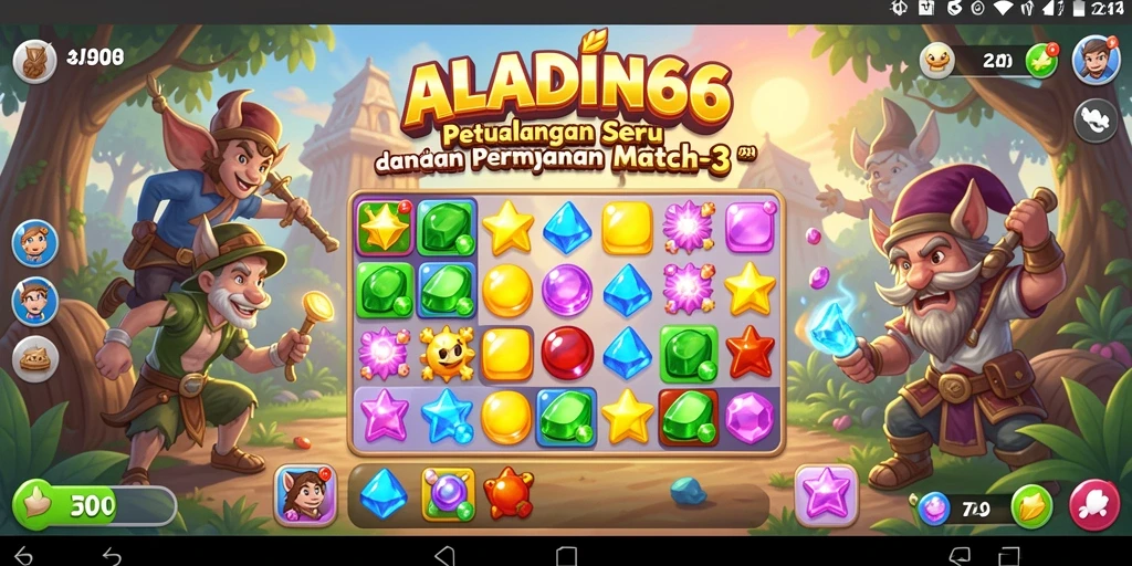 Menampilkan gameplay seru dan penuh warna dari ALADIN66.
