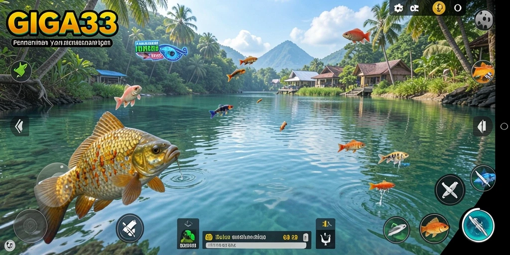 Tangkapan ikan besar dalam permainan GIGA33.