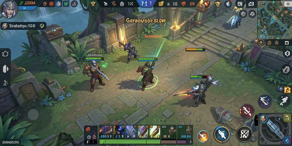 Tampilan gameplay J200M yang menegangkan dan strategis.