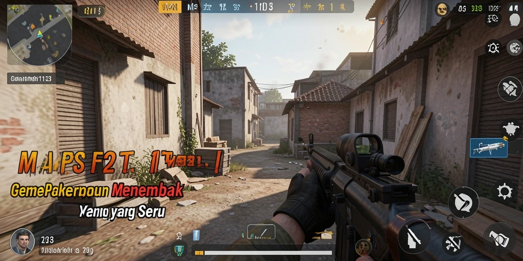 Tampilan gameplay intens dan seru di MAMEN123.