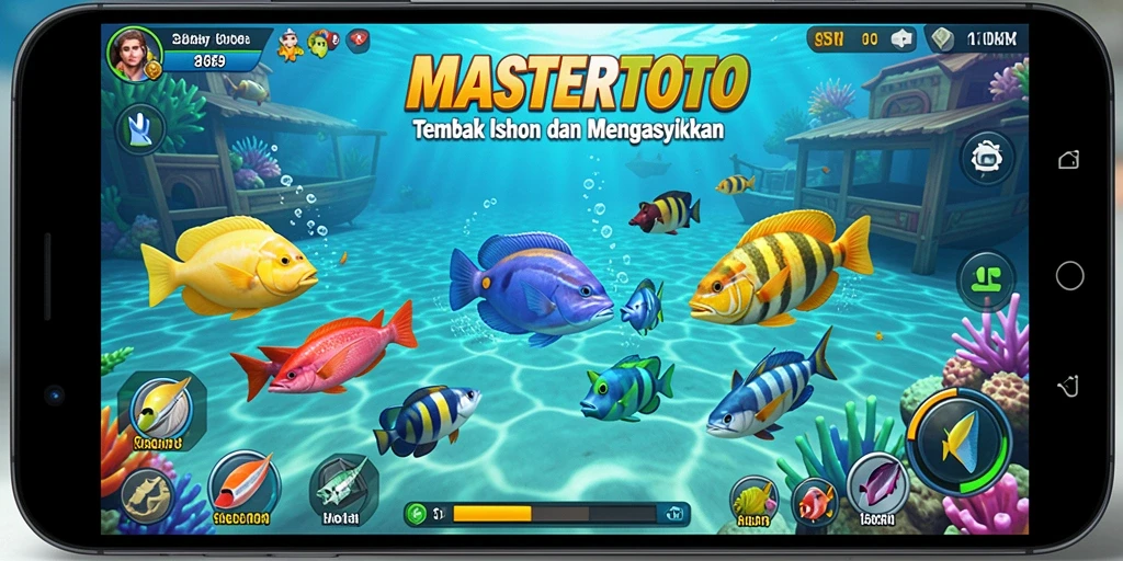 Screenshot gameplay Tembak Ikan yang seru di MASTERTOTO.